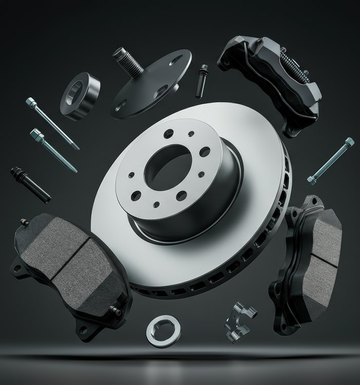 Reparatur von Bremsbelägen und Bremsscheiben von Lkw in Deutschland